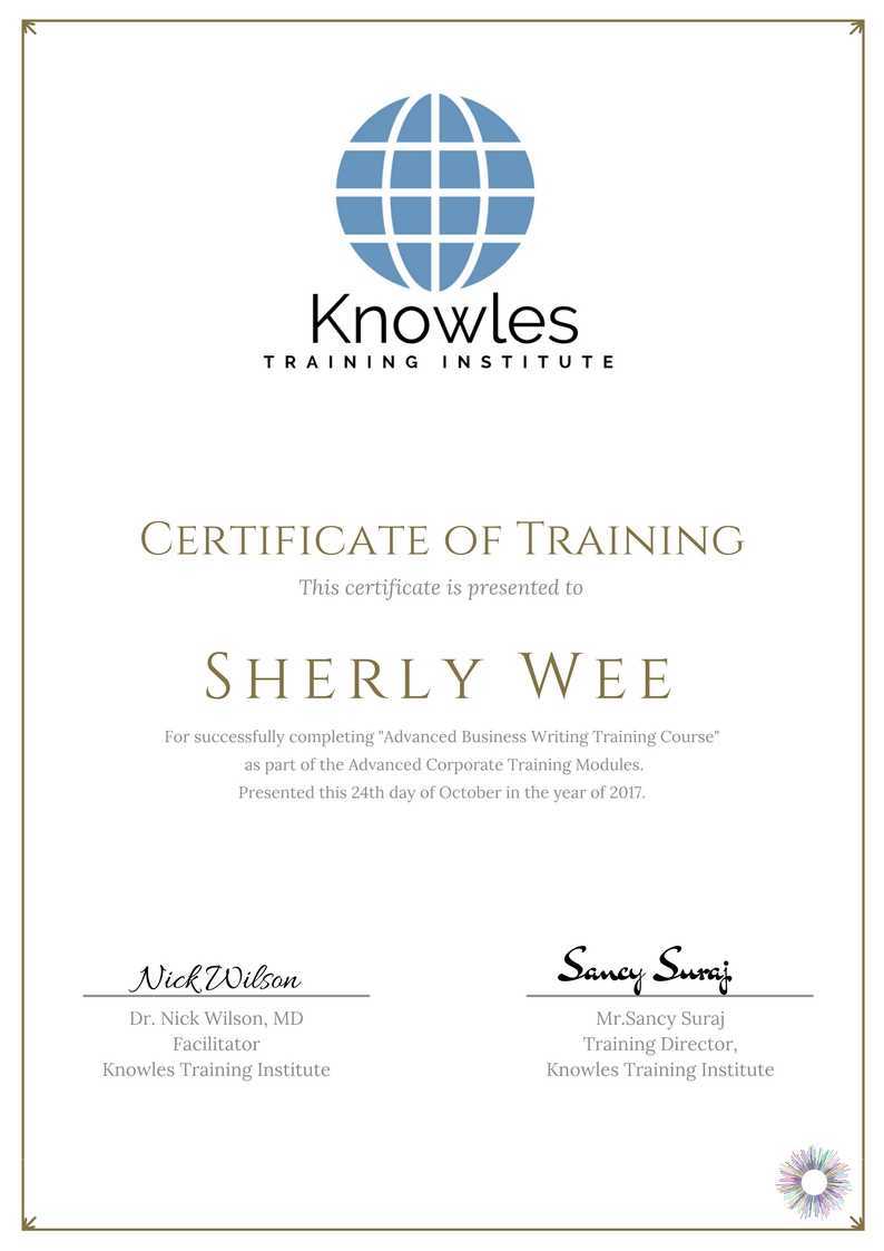 Advanced Business Writing Training Course in Sweden Certification