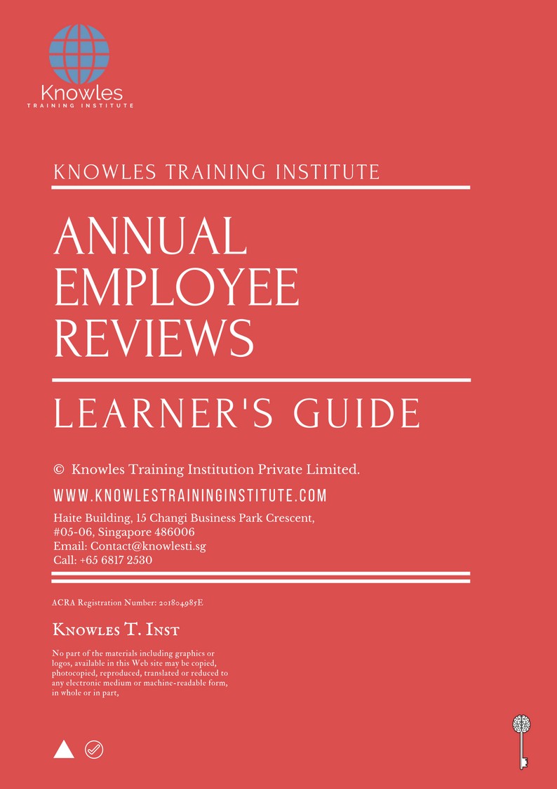 Annual Employee Reviews Course in Sweden Learner’s Guide