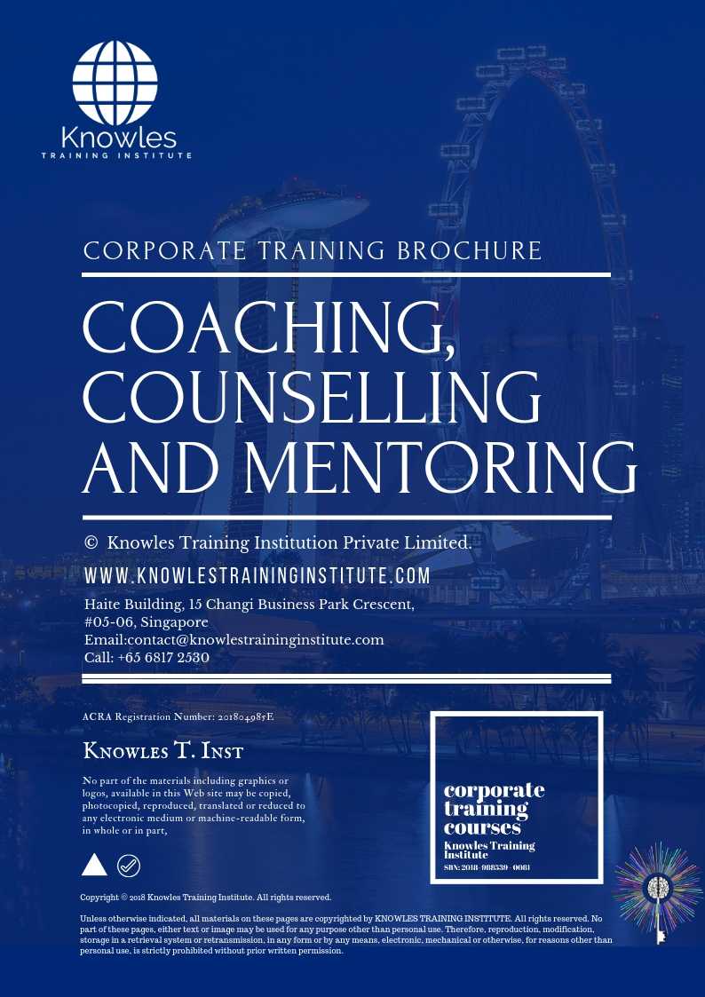Coaching, Counselling And Mentoring Course in Sweden Brochure