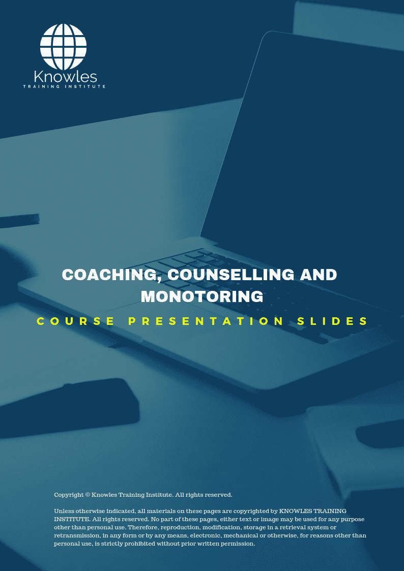 Coaching, Counselling And Mentoring in Sweden PPT Slides Used During Course