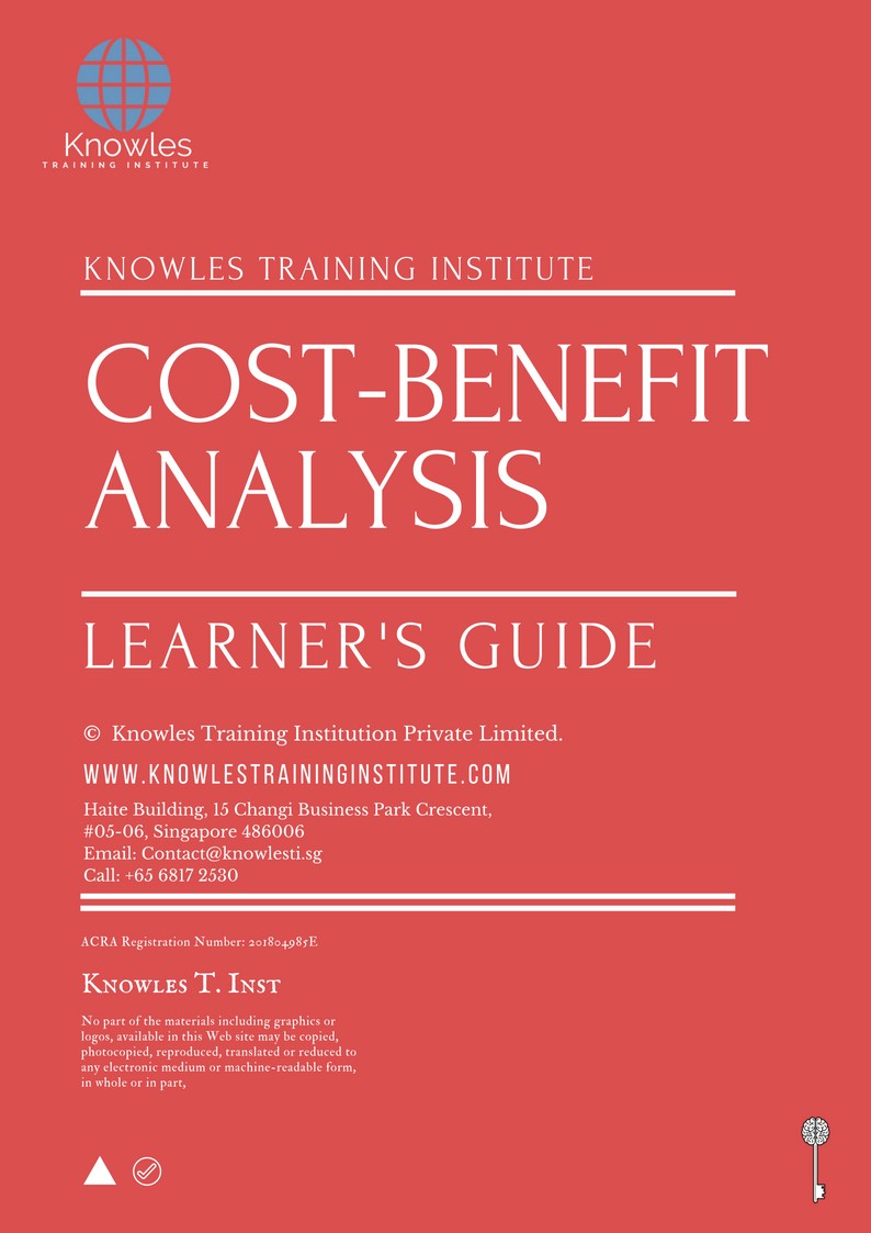 Cost-Benefit Analysis Training Course in Sweden Learner’s Guide