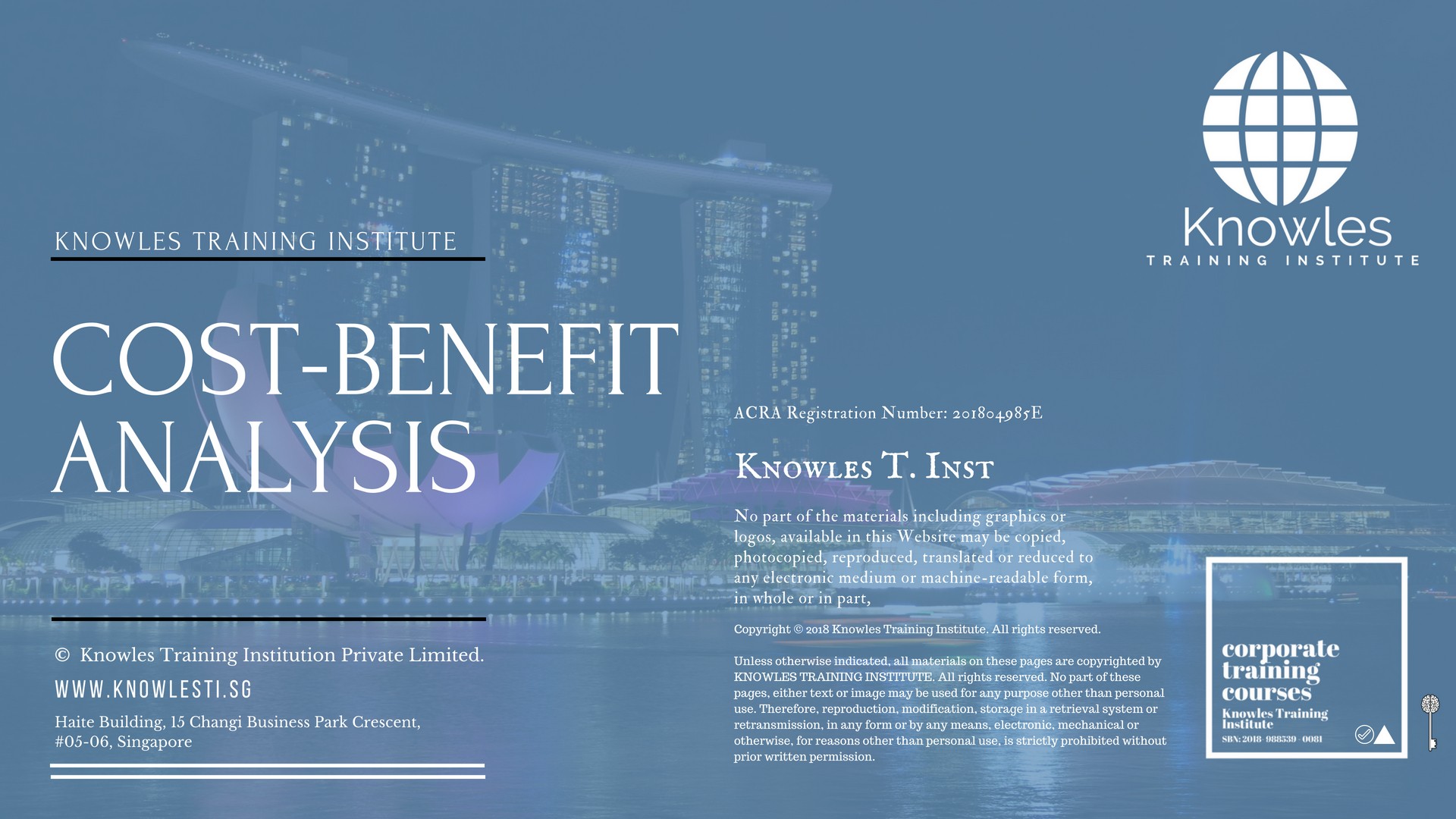 Cost-Benefit Analysis Training Course in Sweden