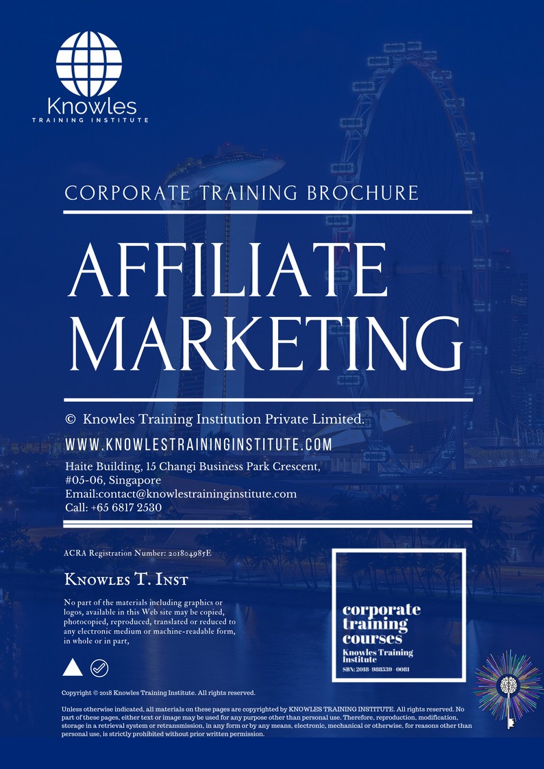 Course Brochure For Affiliate Marketing in Sweden