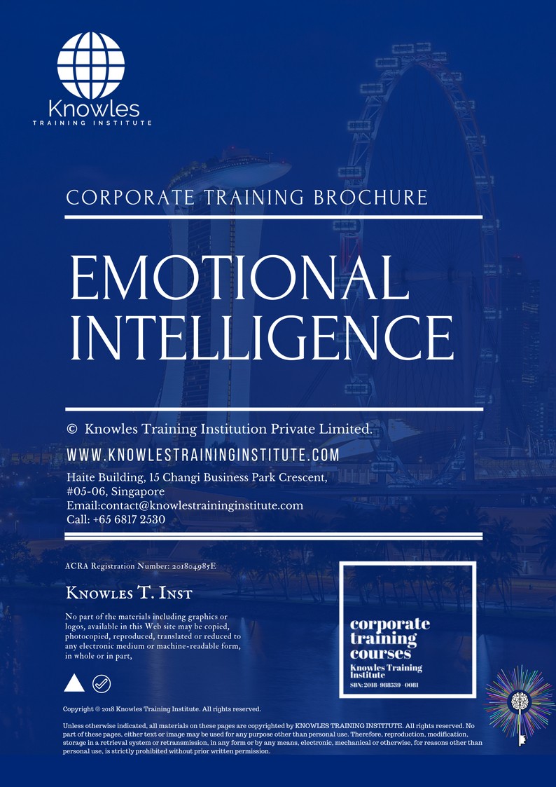 Course Brochure For Emotional Intelligence Training Course in Sweden