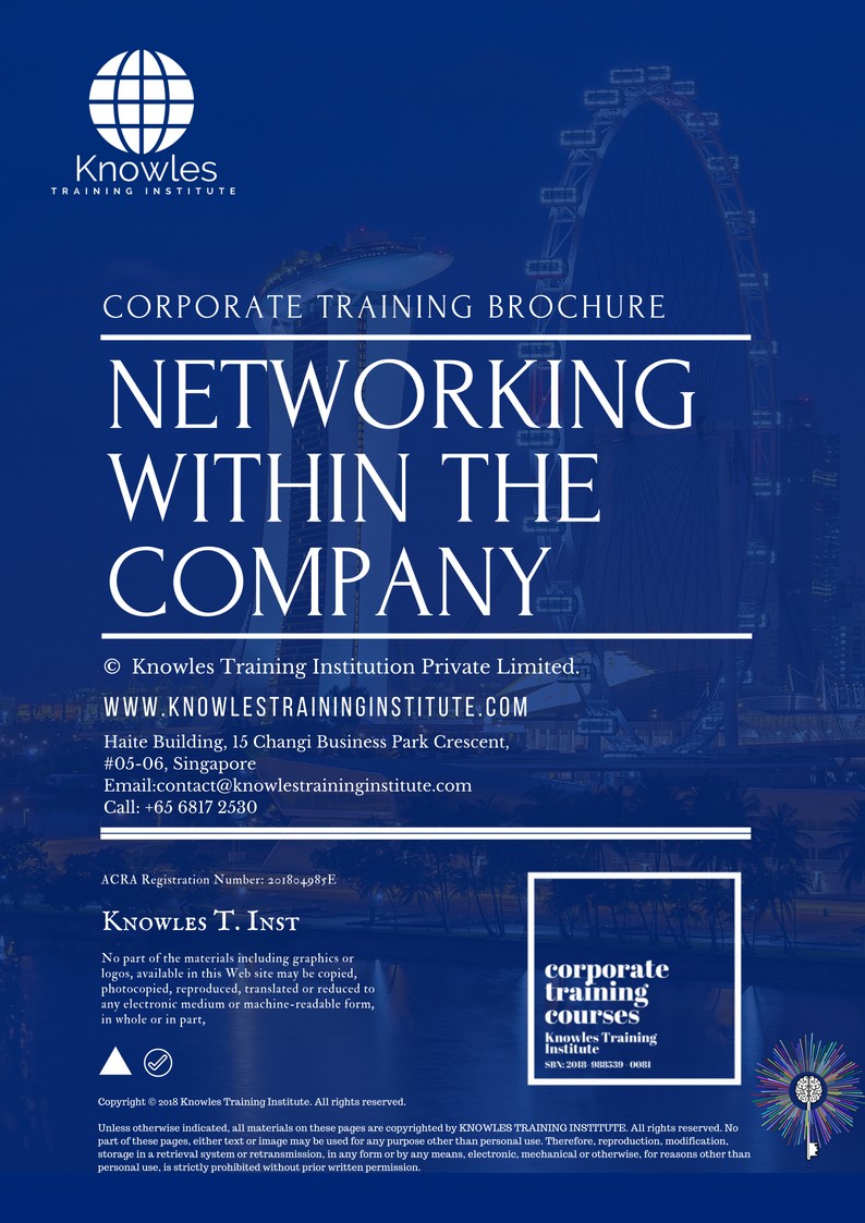 Course Brochure For Networking Within The Company Course in Sweden