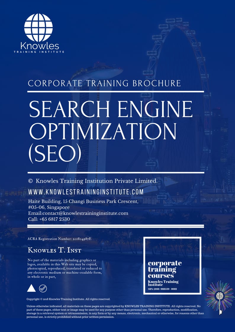 Course Brochure For Search Engine Optimization (Seo) in Sweden