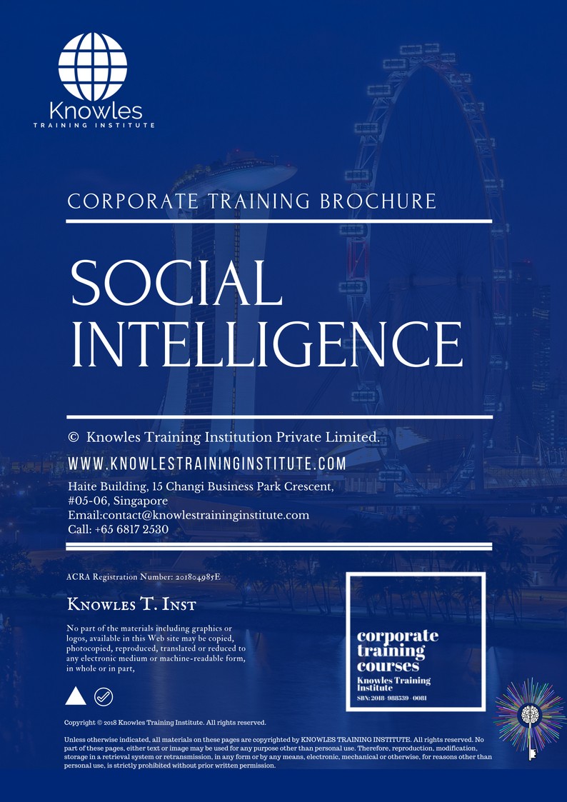 Course Brochure For Social Intelligence Training Course in Sweden