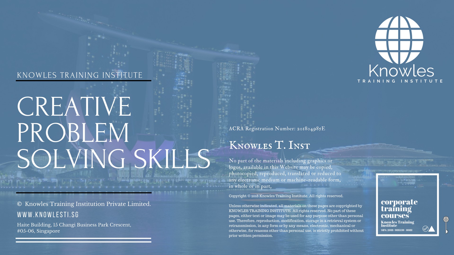 Creative Problem Solving Skills Course in Sweden