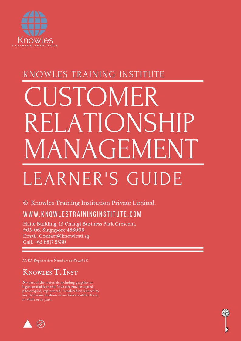 Customer Relationship Management Course in Sweden Learner’s Guide