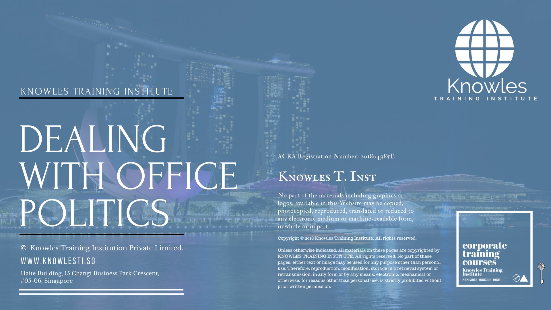 Dealing With Office Politics Course in Sweden