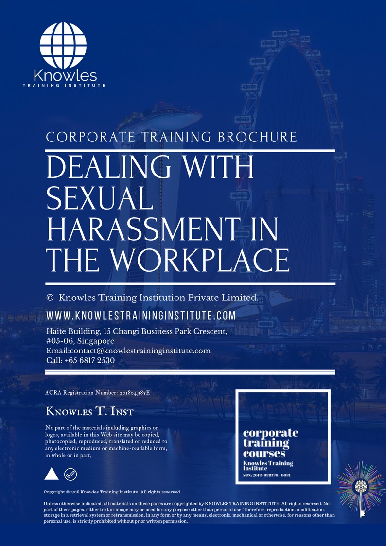 Dealing With Sexual Harassment In The Workplace Course in Sweden Brochure
