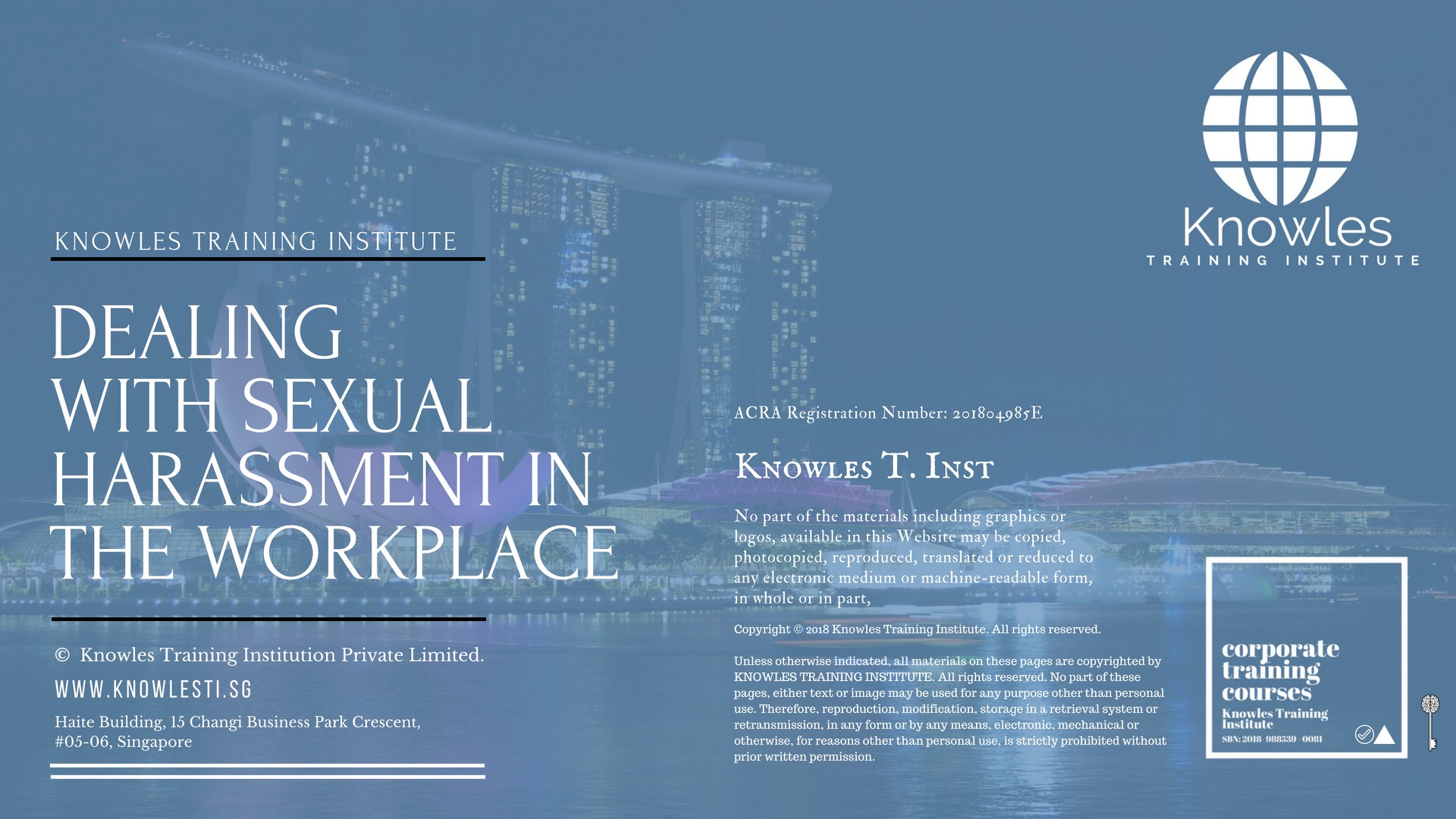 Dealing With Sexual Harassment In The Workplace Course in Sweden