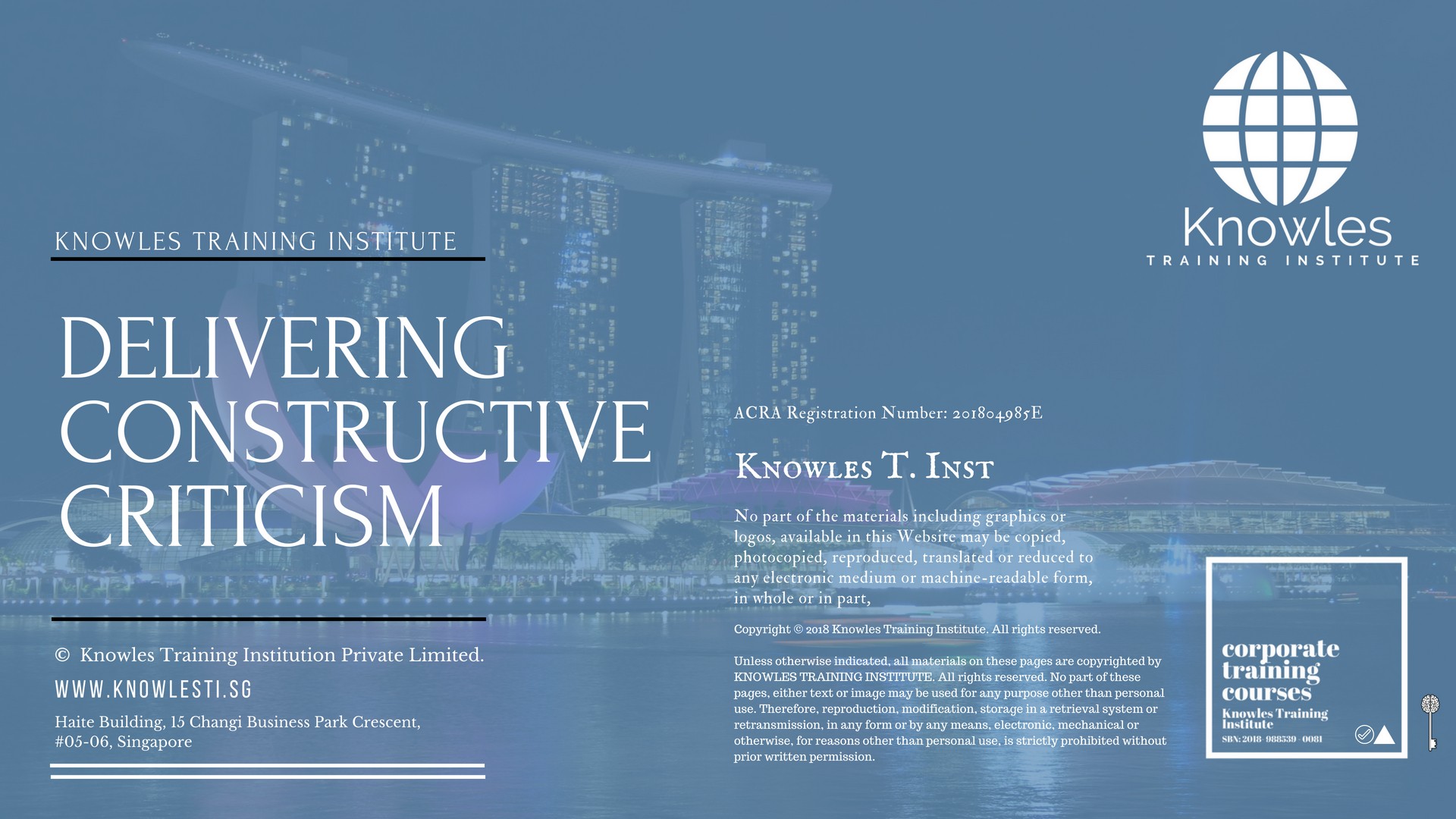 Delivering Constructive Criticism Course in Sweden