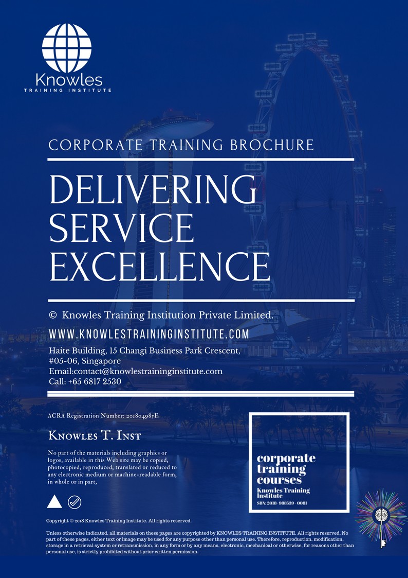 Delivering Service Excellence Course in Sweden Brochure