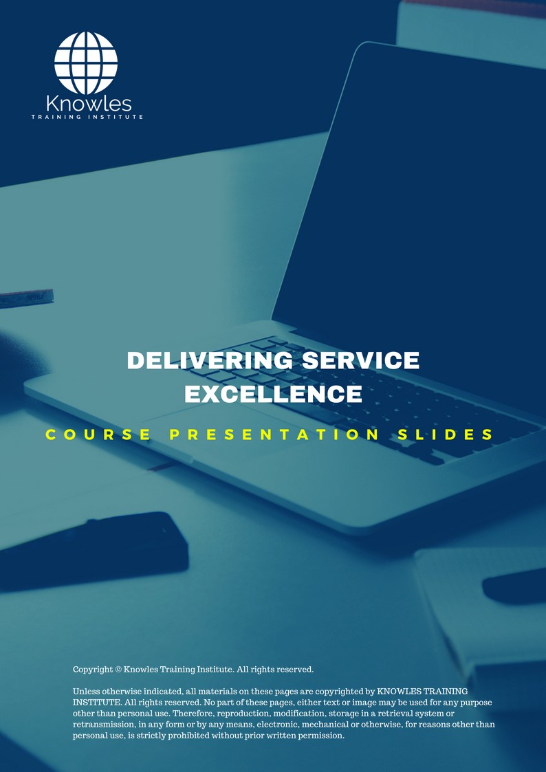 Delivering Service Excellence in Sweden PPT Slides Used During Course
