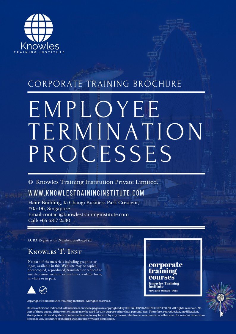Employee Termination Processes Training Course in Sweden Brochure
