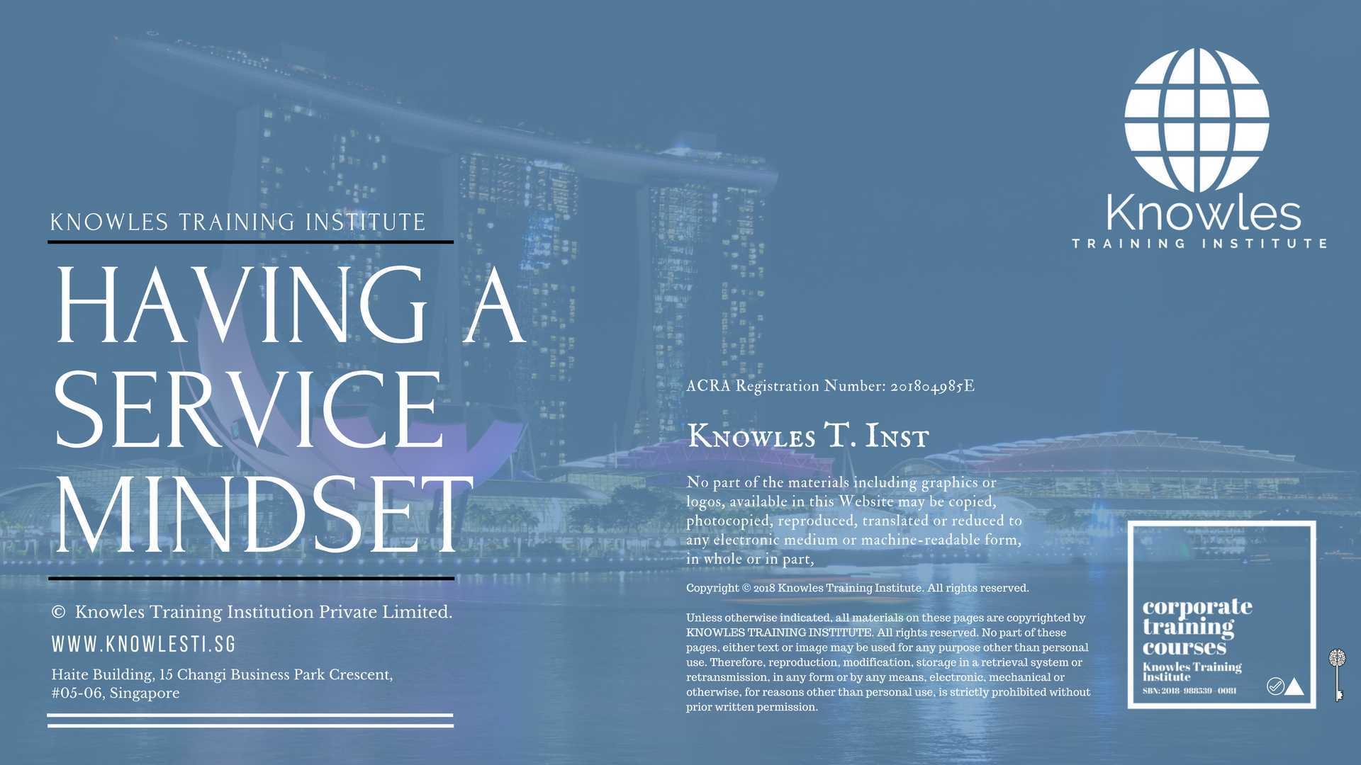 Having A Service Mindset Training Course in Sweden