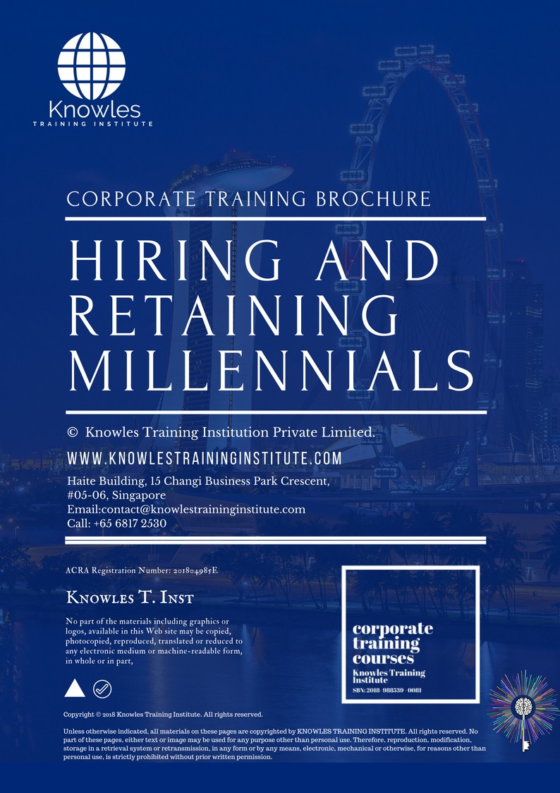 Hiring And Retaining Millennials Training Course in Sweden Brochure
