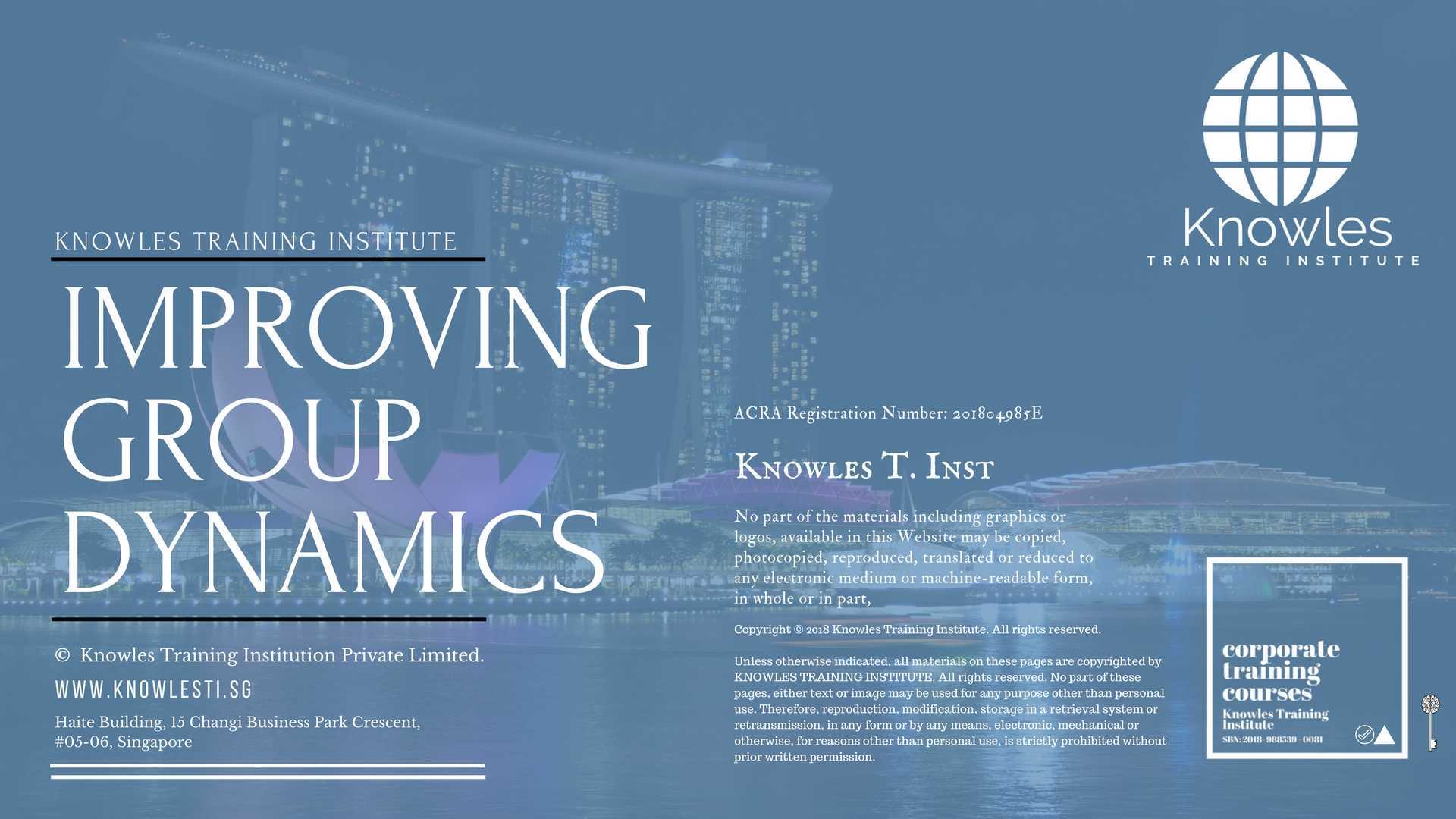 Improving Group Dynamics Training Course in Sweden