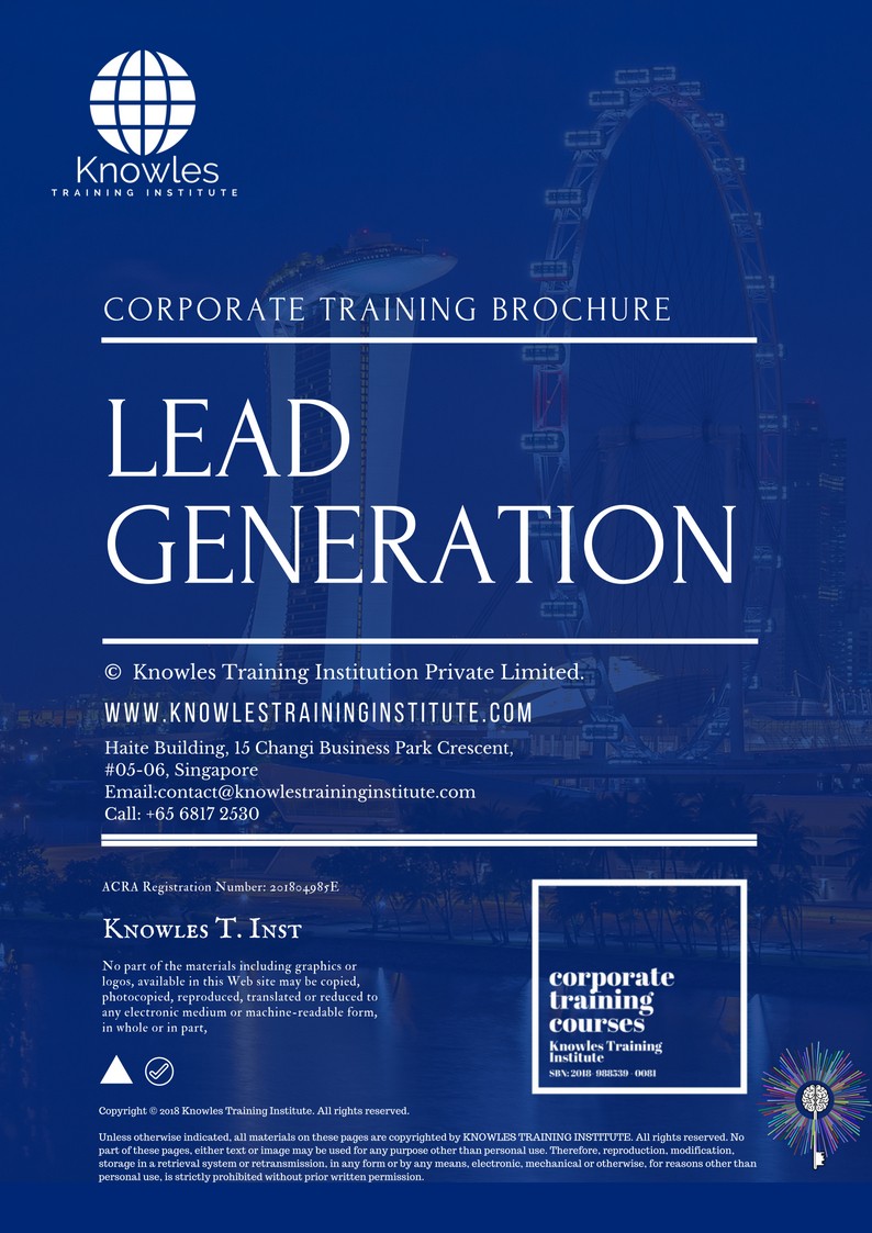 Lead Generation Course in Sweden Brochure