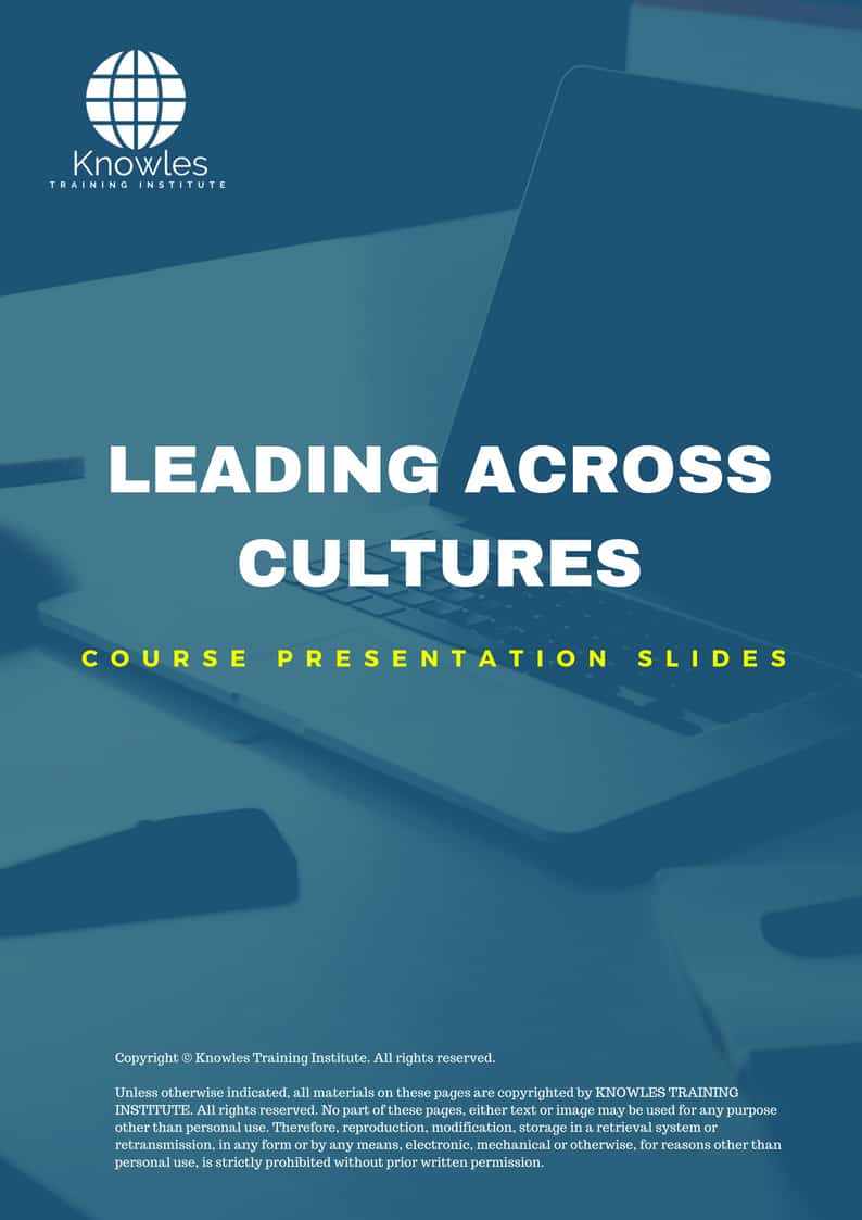 Leading Across Cultures Training Course in Sweden Presentation Slides