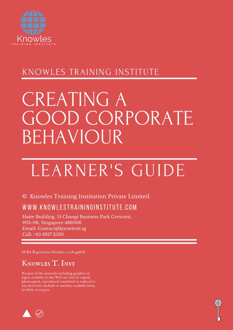 Learner’s Guide For Creating A Good Corporate Behaviour Course in Sweden