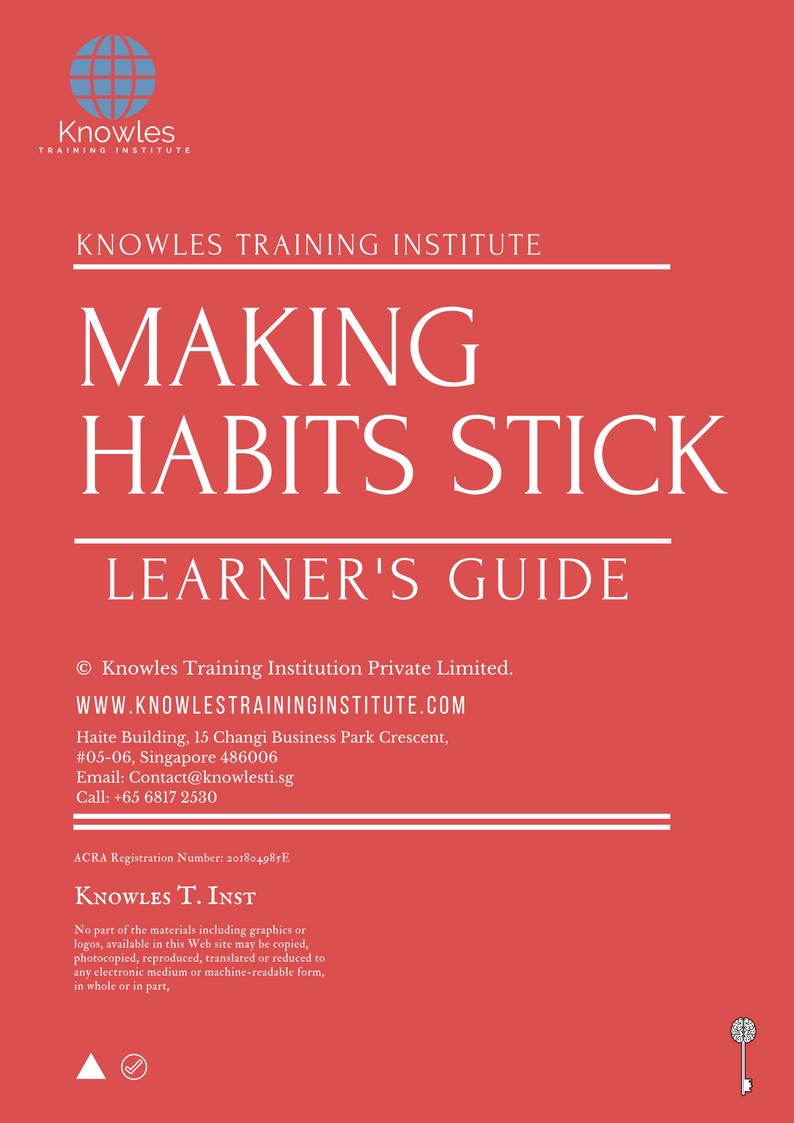 Learner’s Guide For Making Habits Stick Course in Sweden