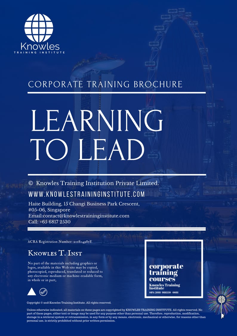 Learning To Lead Training Course in Sweden Brochure
