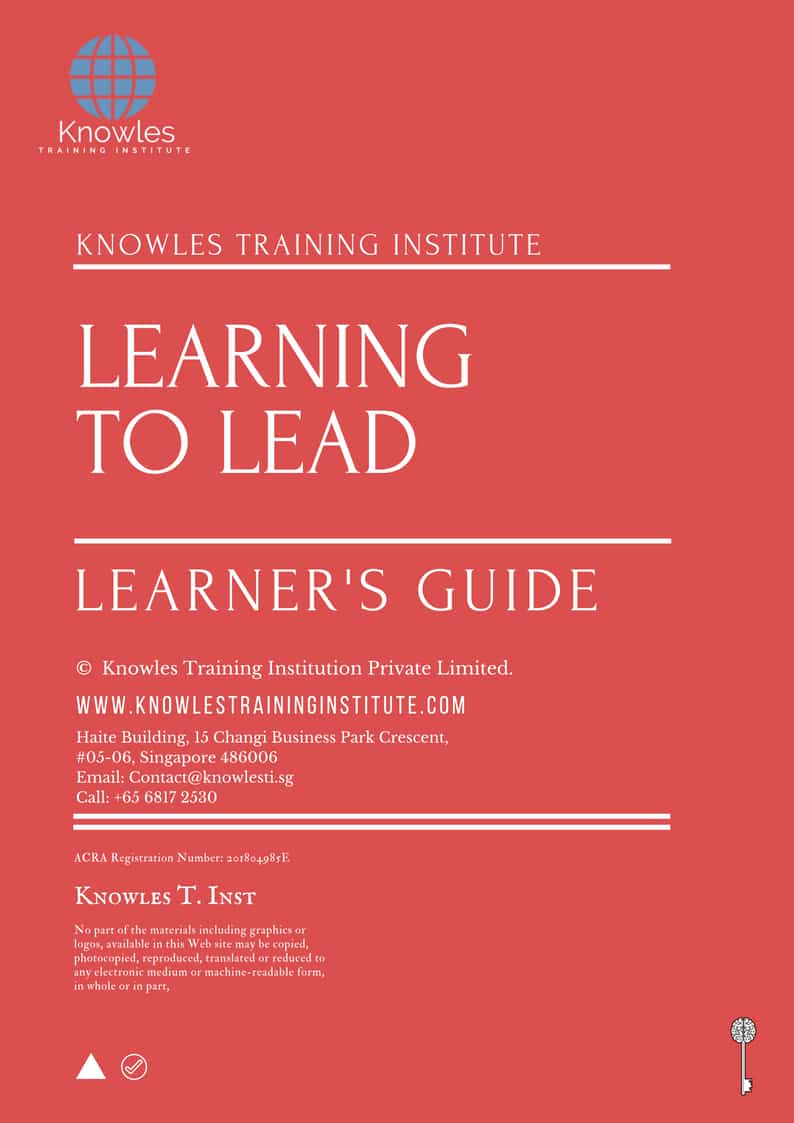 Learning To Lead Training Course in Sweden Learner’s Guide