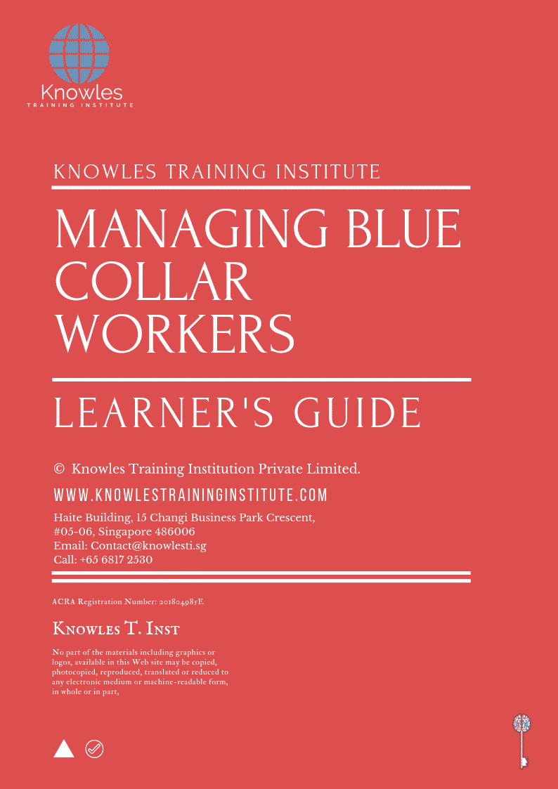 Managing Blue Collar Workers Course in Sweden Learner’s Guide