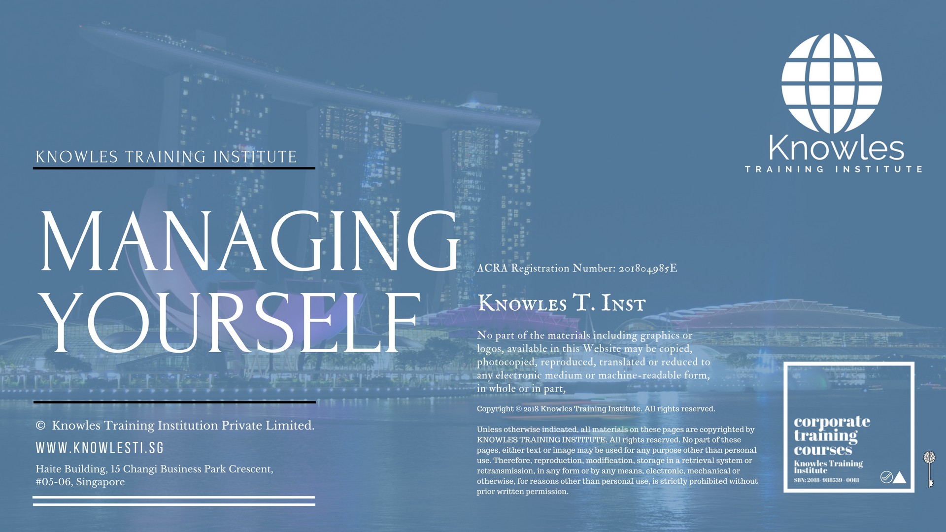 Managing Yourself Training Course in Sweden