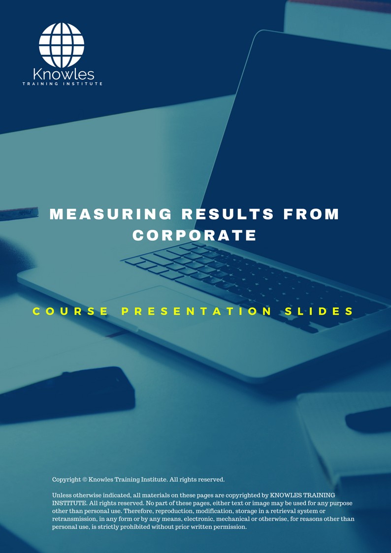 Measuring Results From Corporate in Sweden PPT Slides Used During Course