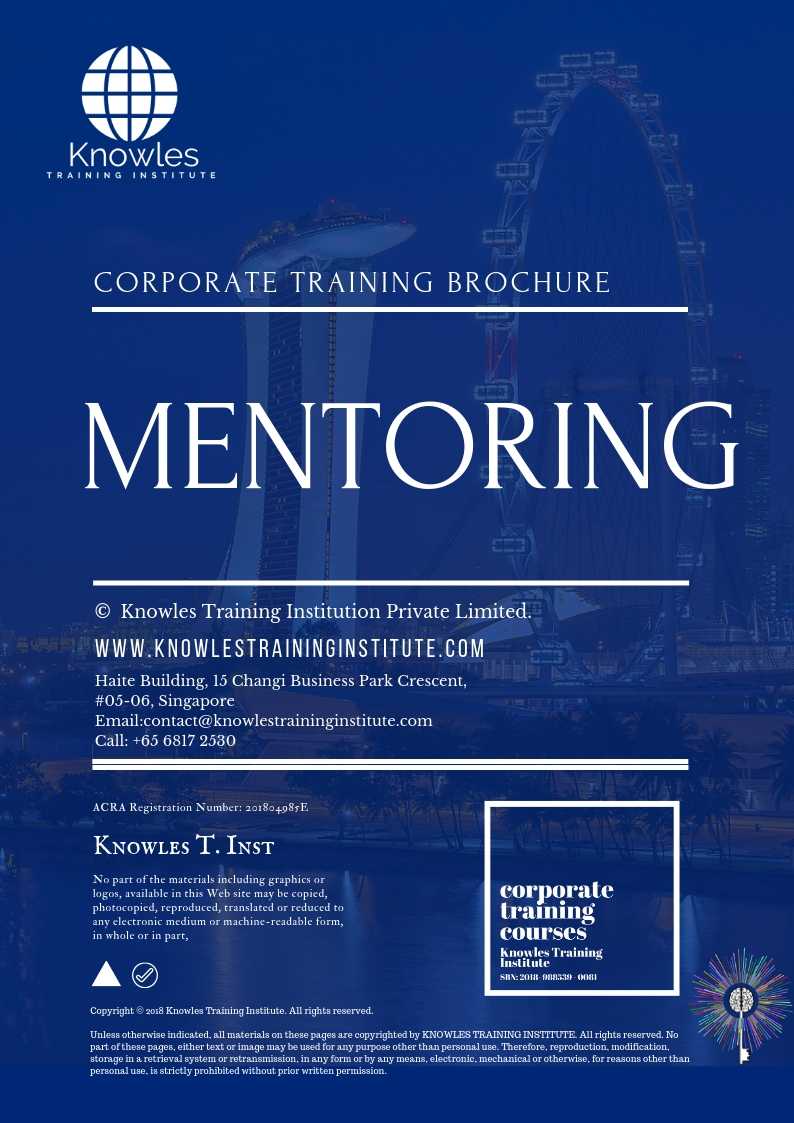 Mentoring Course in Sweden Brochure