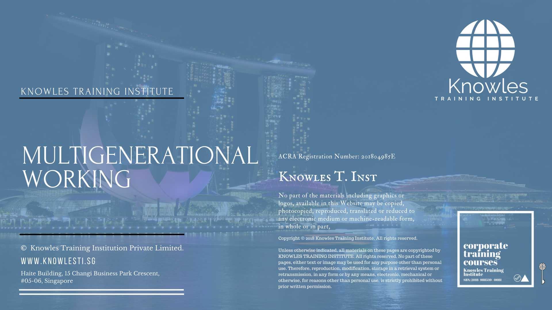 Multigenerational Working Training Course in Sweden