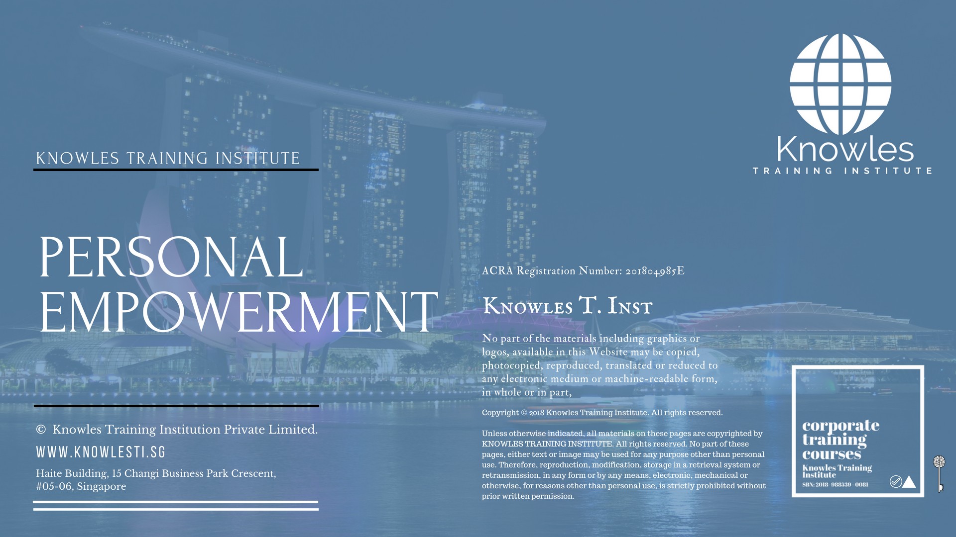 Personal Empowerment Training Course in Sweden