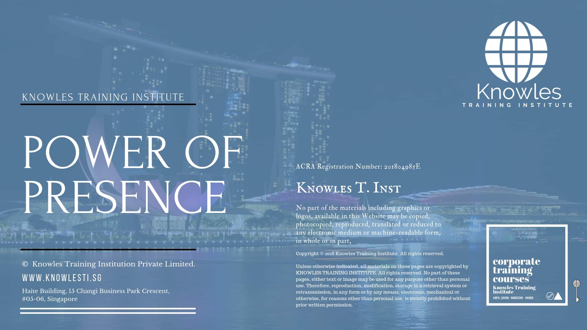 Power Of Presence Training Course in Sweden