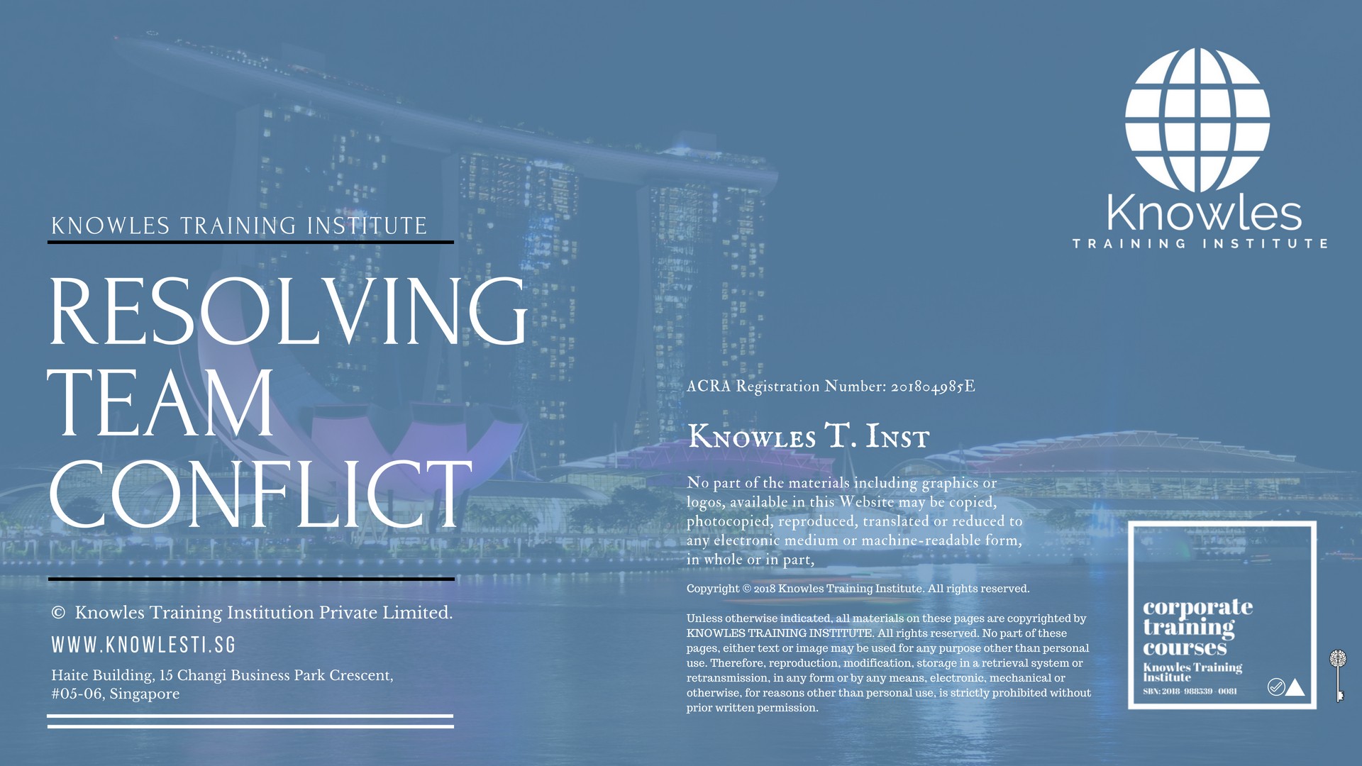 Resolving Team Conflict Course in Sweden
