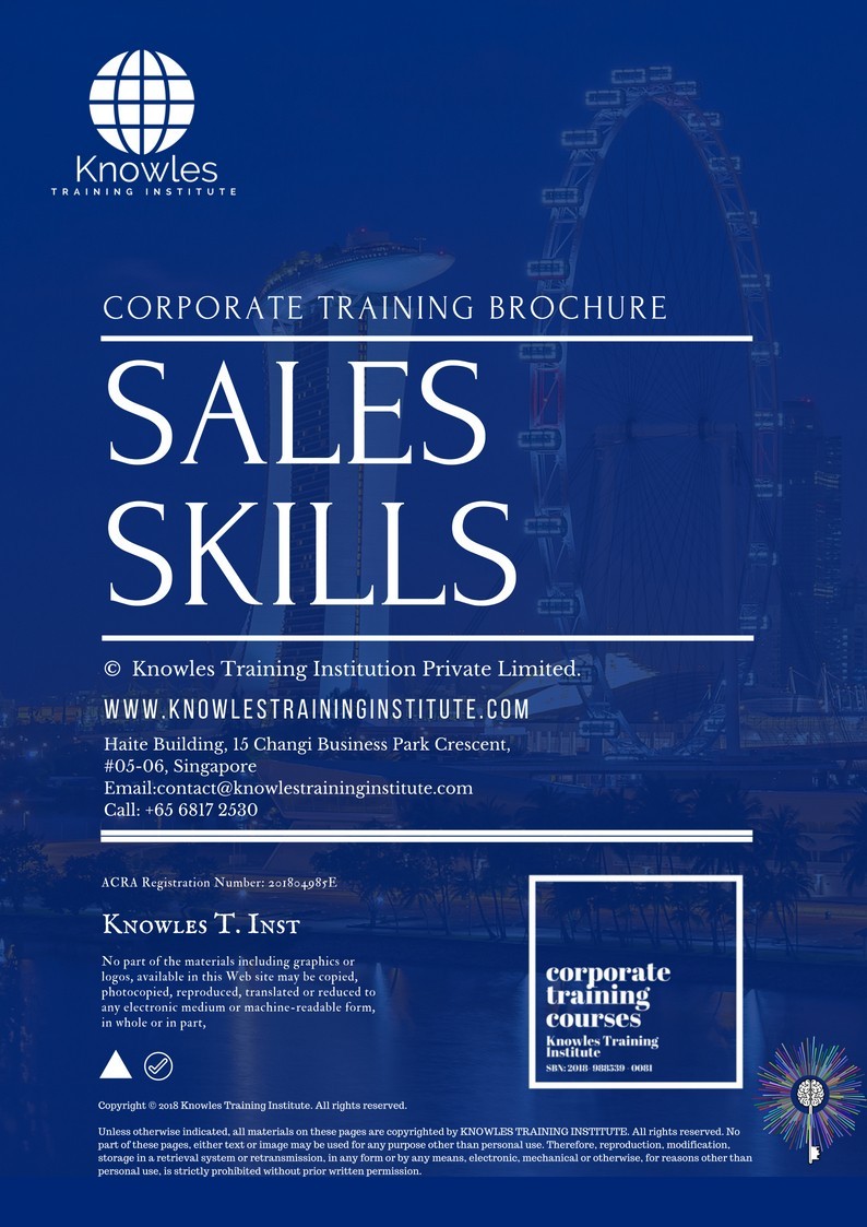 Sales Skills Course in Sweden Brochure