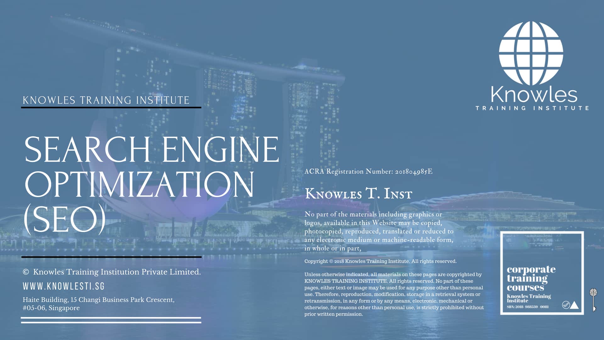 Search Engine Optimization (Seo) Training Course in Sweden