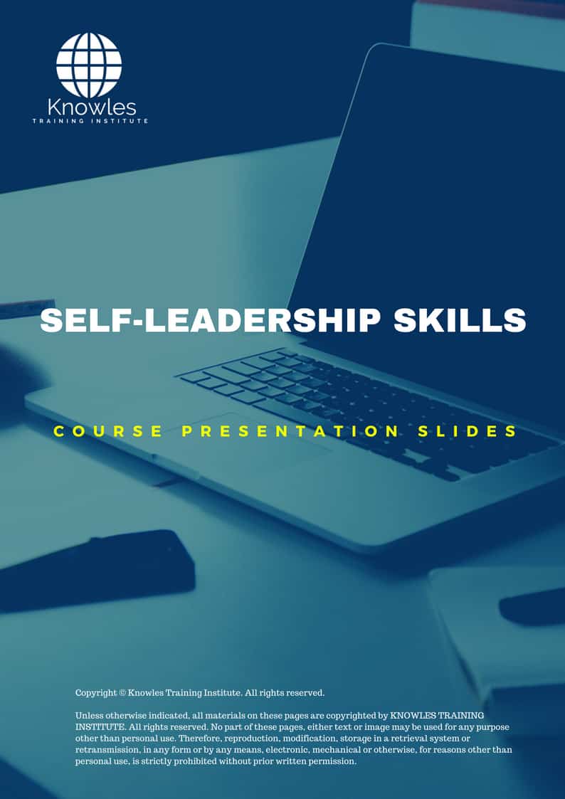 Self-Leadership Skills Training Course in Sweden Presentation Slides