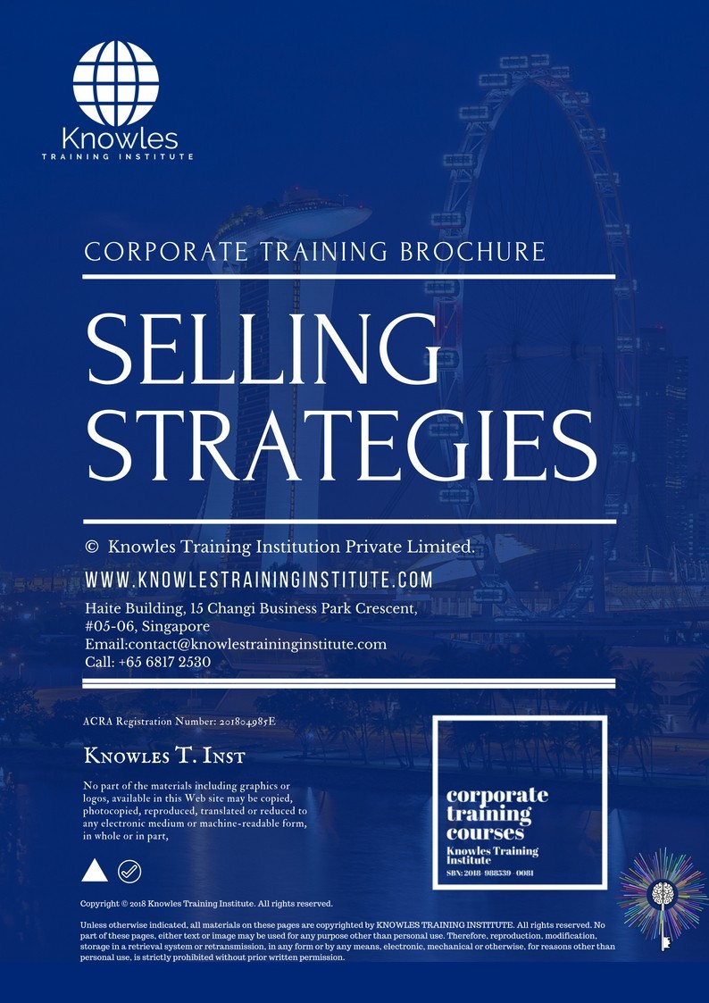 Selling Strategies Course in Sweden Brochure