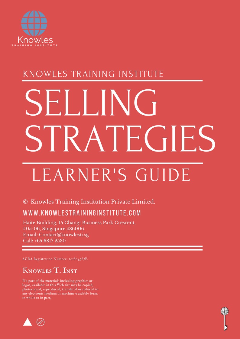Selling Strategies Course in Sweden Learner’s Guide
