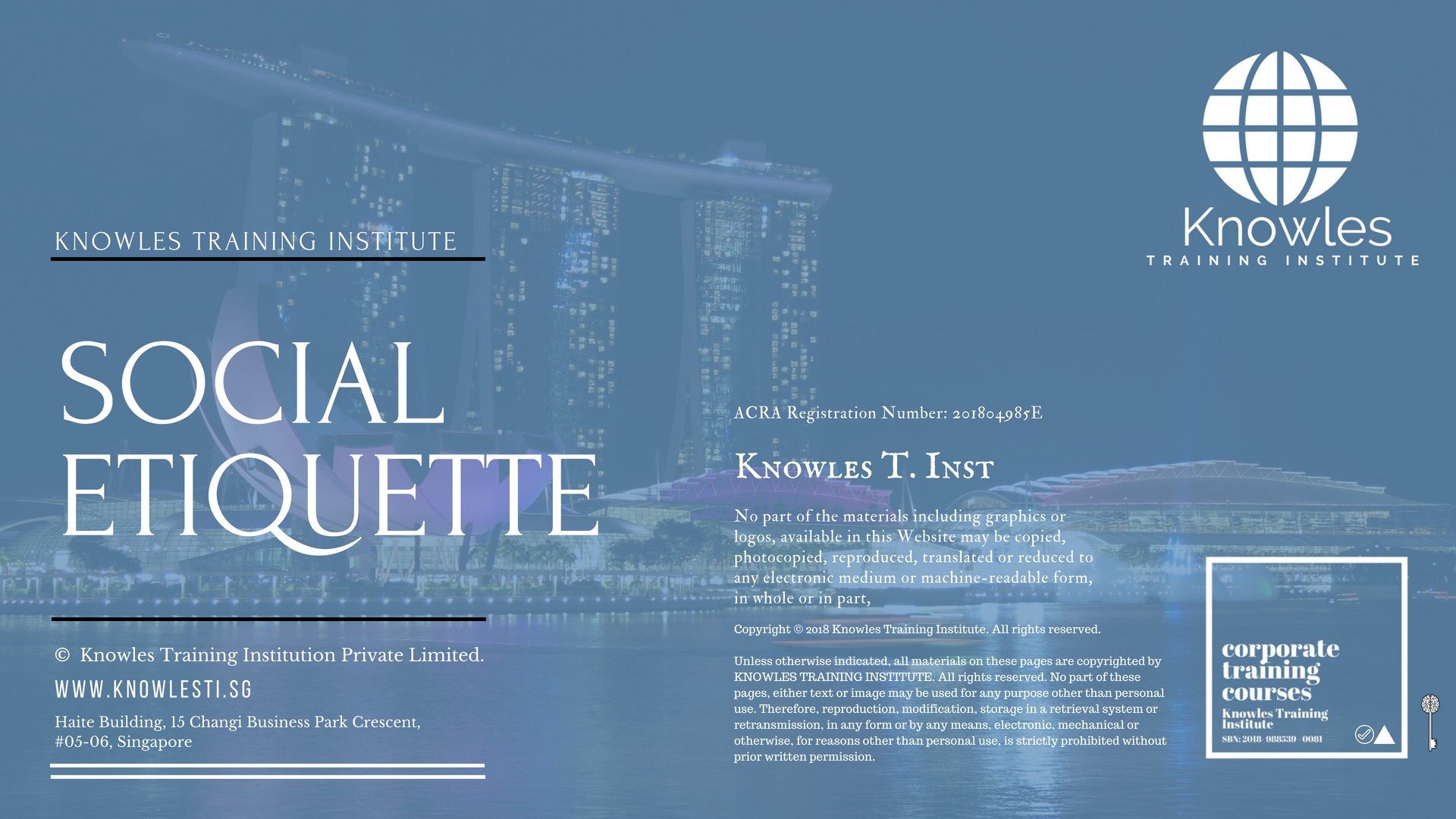 Social Etiquette Training Course in Sweden