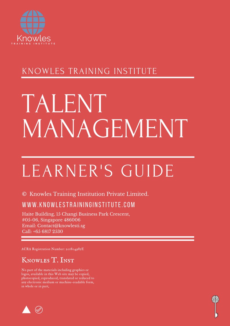 Talent Management Training Course in Sweden Presentation Slide Learner’s Guide
