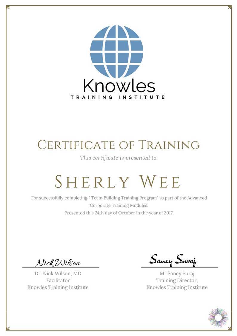 Team Building Training Course in Sweden Certification