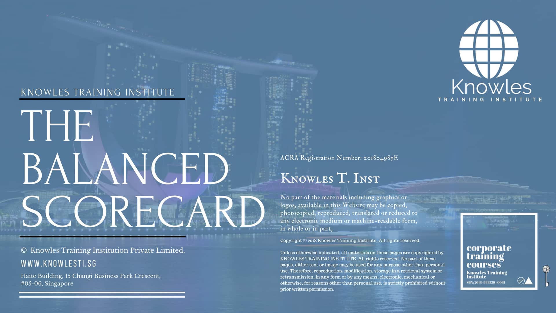 The Balanced Scorecard Training Course in Sweden