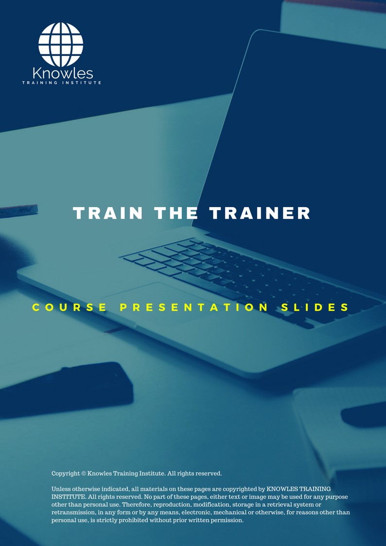 Train The Trainer in Sweden PPT Slides Used During Course
