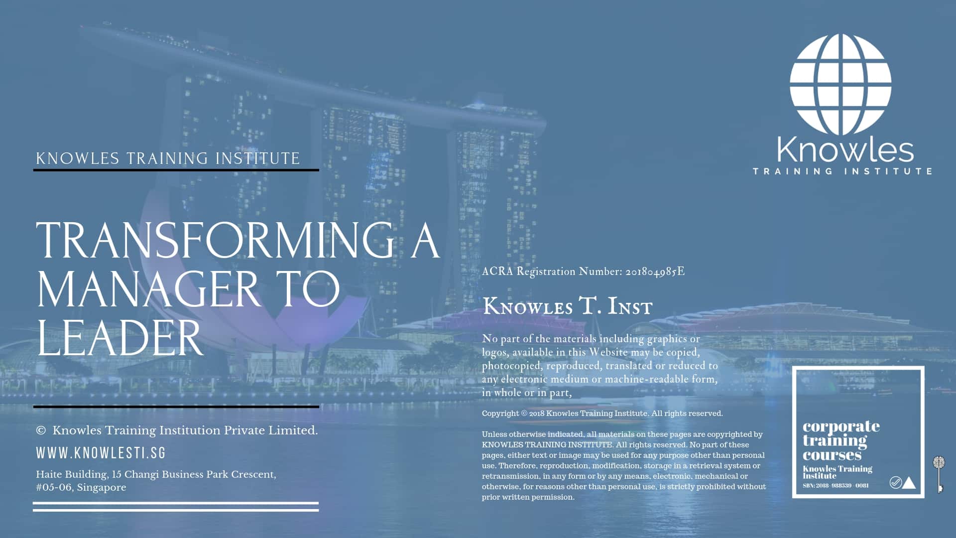 Transforming A Manager To Leader Training Course in Sweden