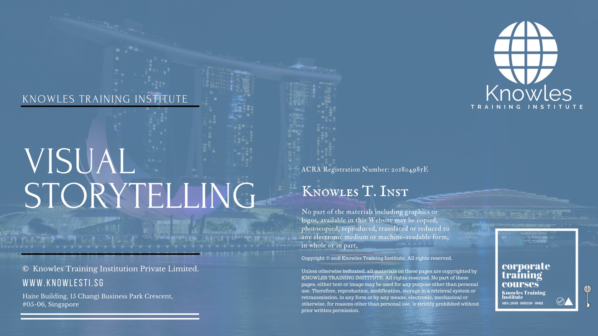 Visual Storytelling Training Course in Sweden