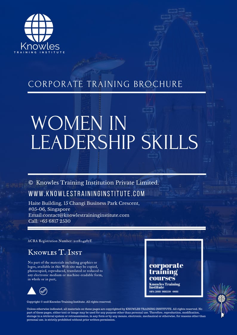 Women In Leadership Skills Training Course in Sweden Brochure